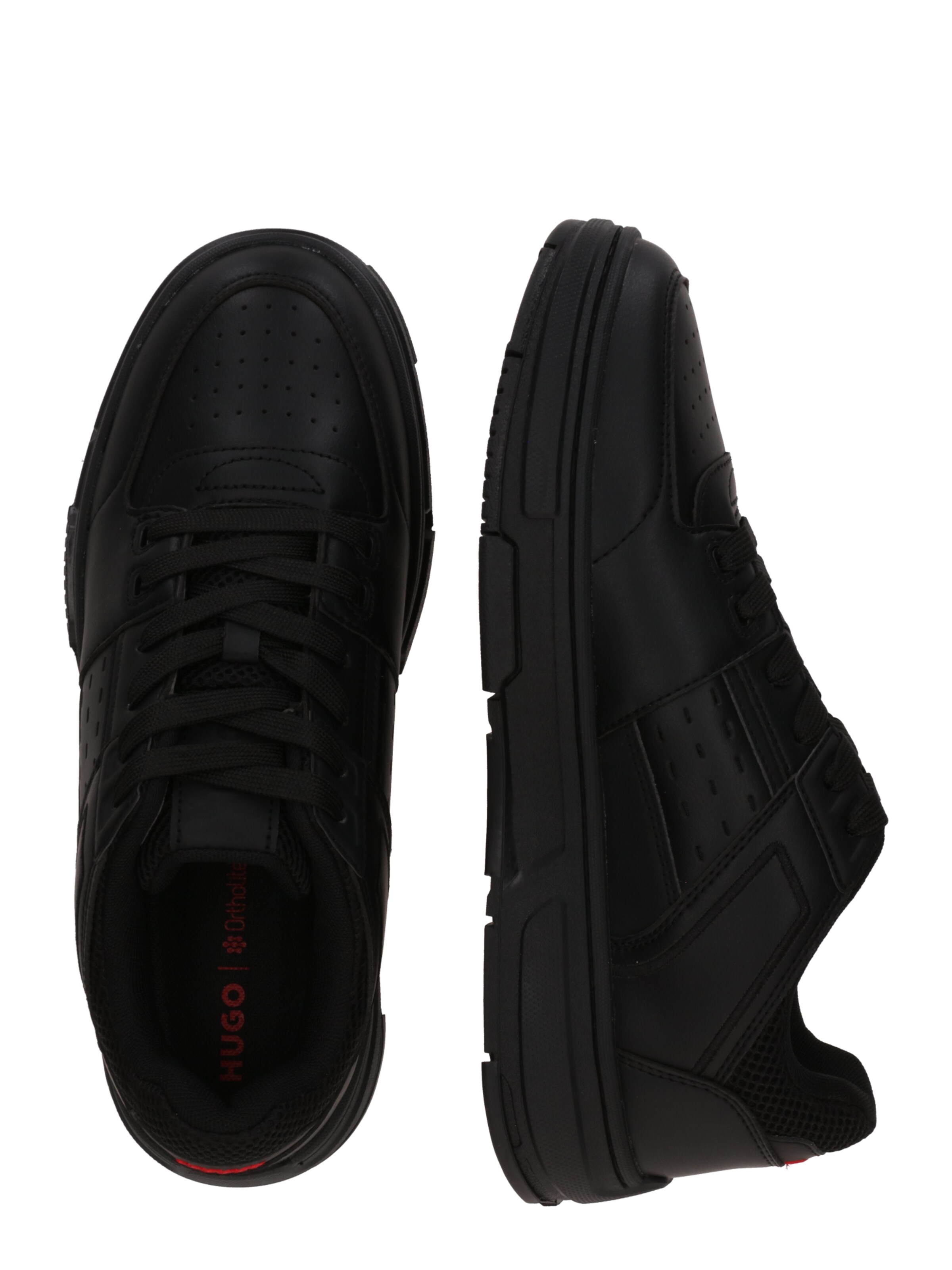 HUGO Platform trainers 'Yarrow' in Black