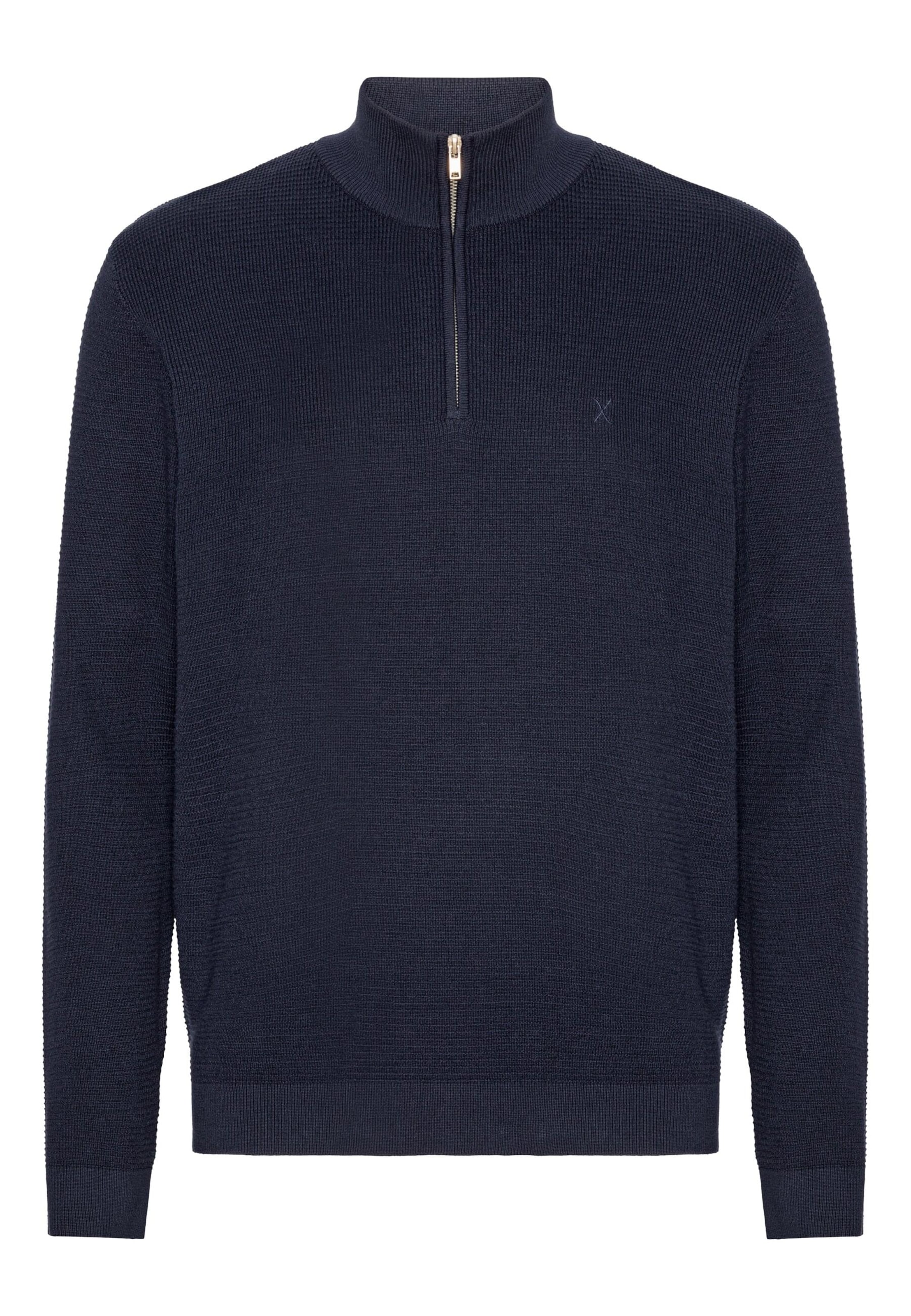 Clean Cut Copenhagen Svetr 'Oscar' – modrá: přední strana