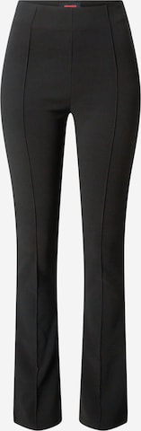 Misspap Flared Pants in Black: front