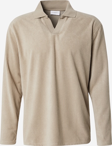T-Shirt Lindbergh en gris : devant