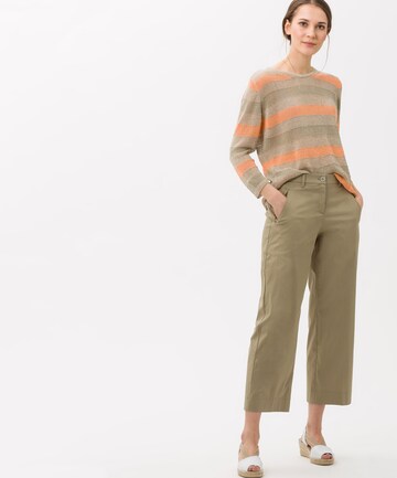 BRAX Loose fit Chino trousers 'Maine' in Green: front