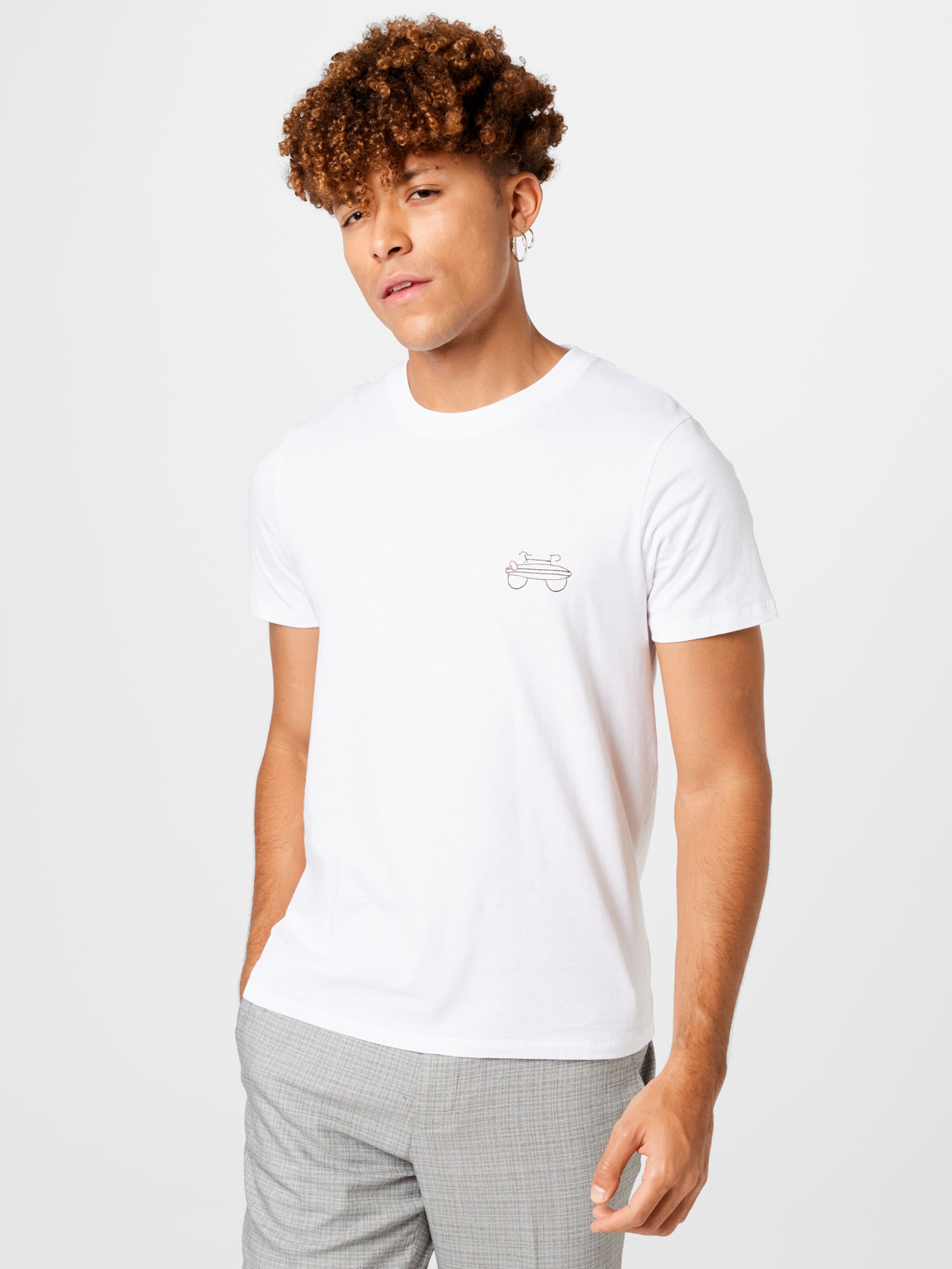 Männer Shirts FAGUO T-Shirt 'ARCY' in Weiß - KN60223