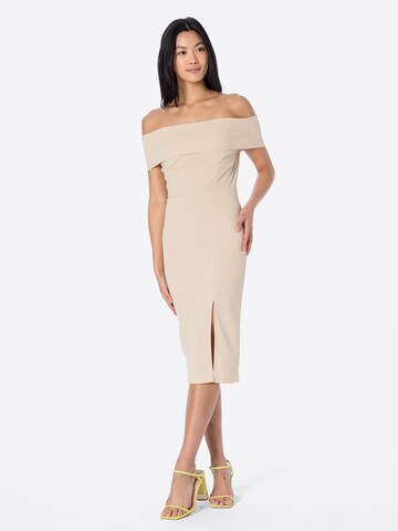 Robe 'KAY' WAL G. en beige : devant