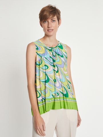 Ana Alcazar Top 'Lossy' in Green: front