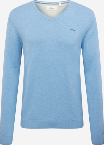 s.Oliver Sweater in Blue: front