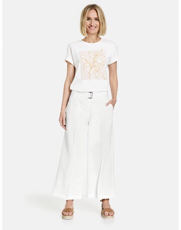 GERRY WEBER Wide leg Pants in White