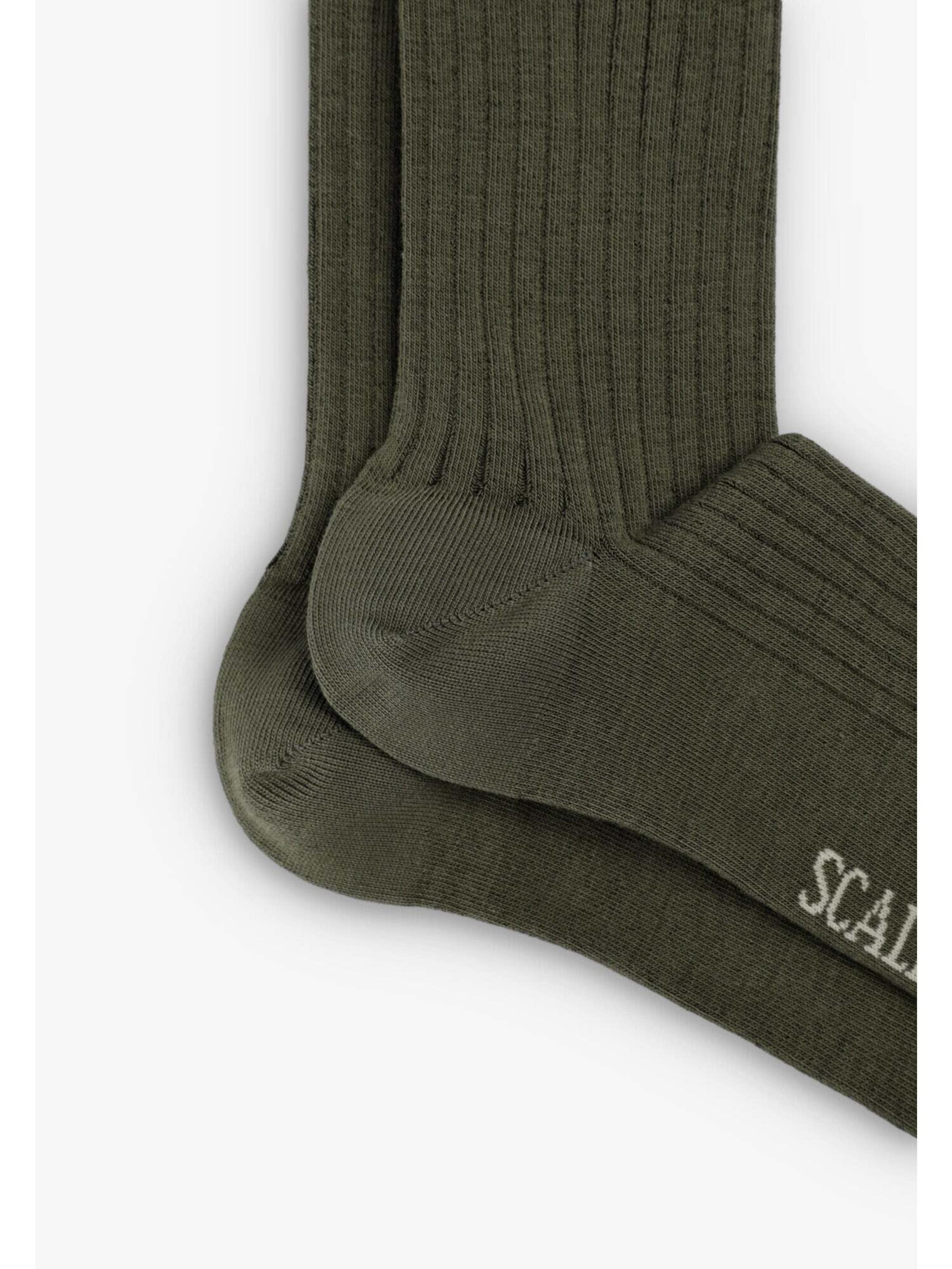 Chaussettes ' ' Scalpers en vert : sur le côté