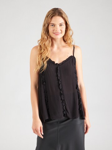 rosemunde Top 'Chatan' in Black: front