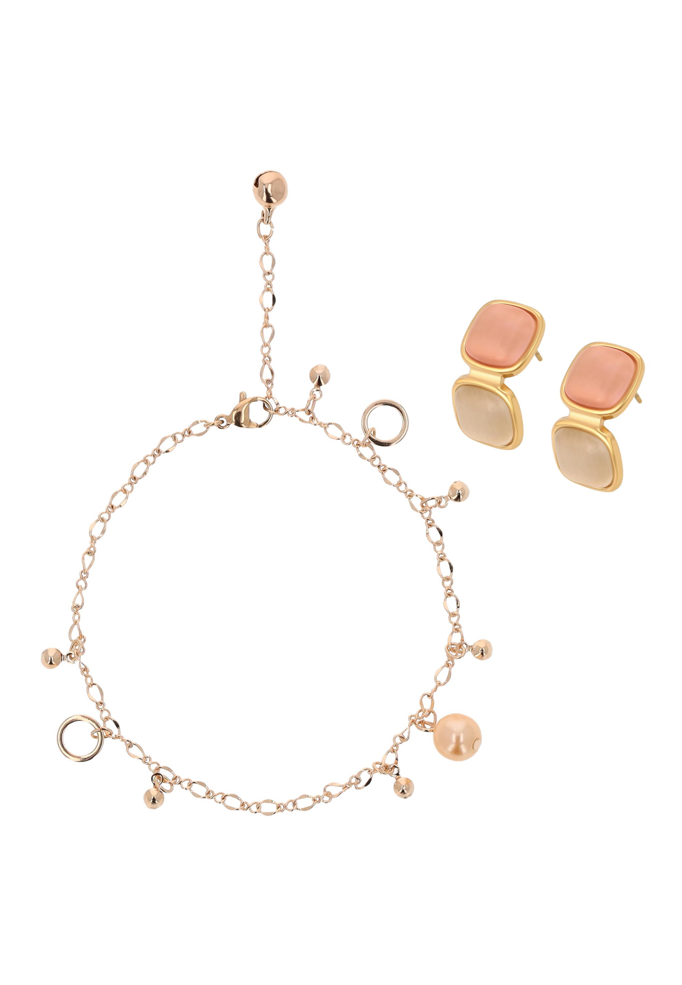faina - Conjunto de joyería en oro: frente