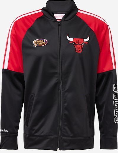 Mitchell & Ness Veste de sport 'CHI. BULLS' en bleu roi / jaune d'or / rouge / noir, Vue avec produit