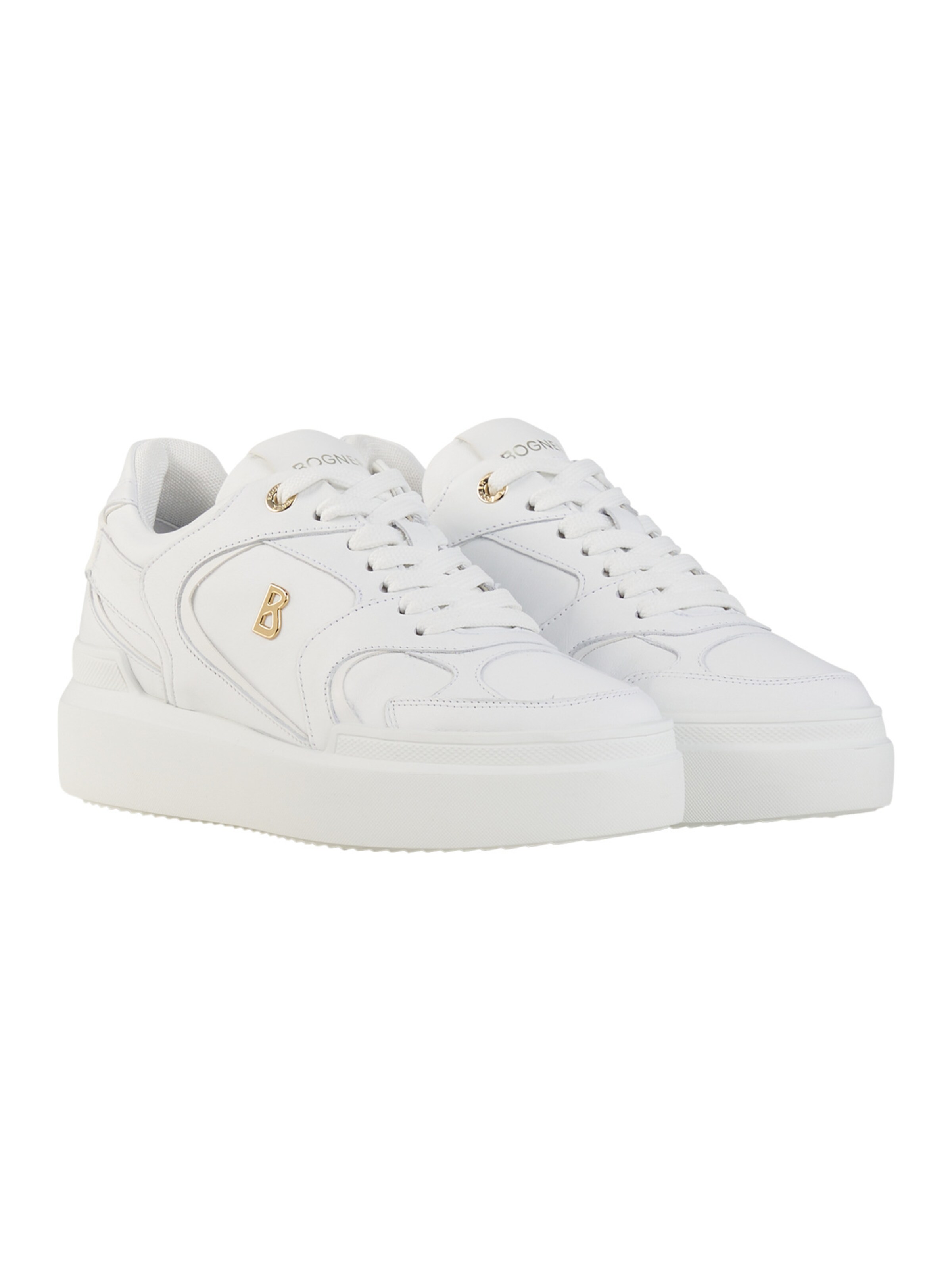 BOGNER Platform trainers 'Hollywood' in White