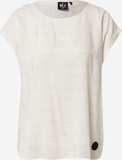 WLD Shirt 'WINE OF LOVE' in Pink / White, Item view