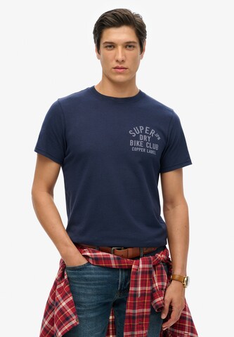 Maglietta di Superdry in blu: frontale