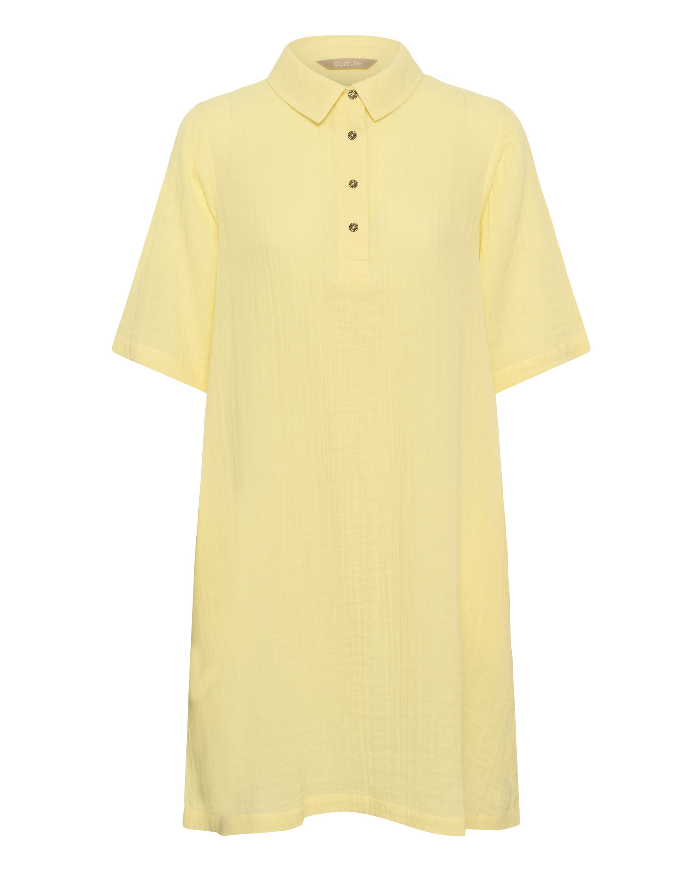 Robe CULTURE en jaune : devant