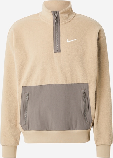 Nike Sportswear Pulover u bež / svijetlosiva / bijela, Pregled proizvoda