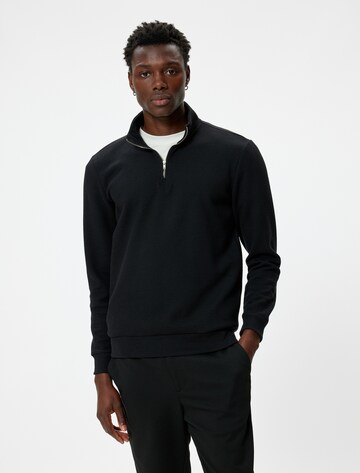 Koton Sweatshirt in Black: front
