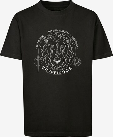 F4NT4STIC T-Shirt 'Harry Potter Gryffindor Seal' in Schwarz: predná strana