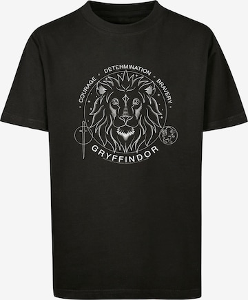 F4NT4STIC Shirt 'Harry Potter Gryffindor Seal' in Black: front