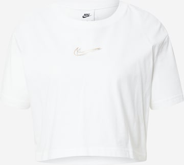 T-shirt Nike Sportswear en blanc : devant