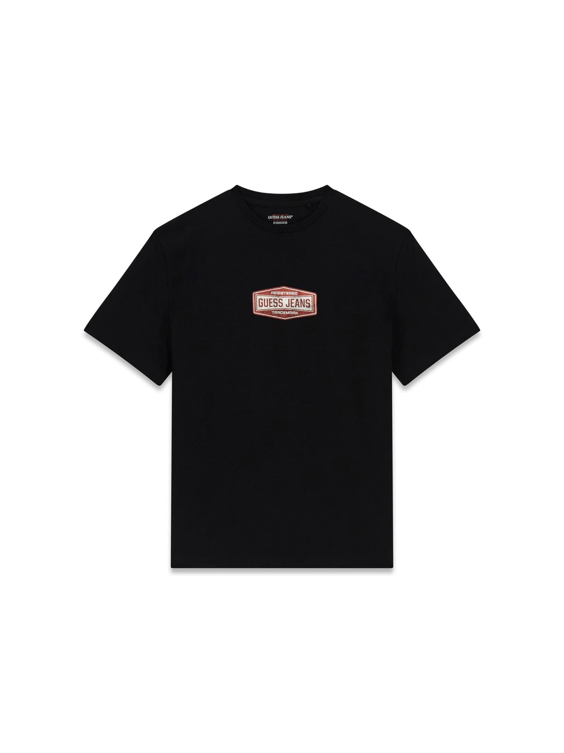 GUESS T-Shirt in Schwarz: Vorderseite