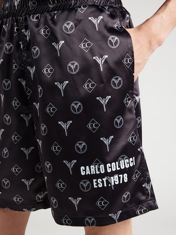 Regular Pantaloni 'Dobermann' de la Carlo Colucci pe negru