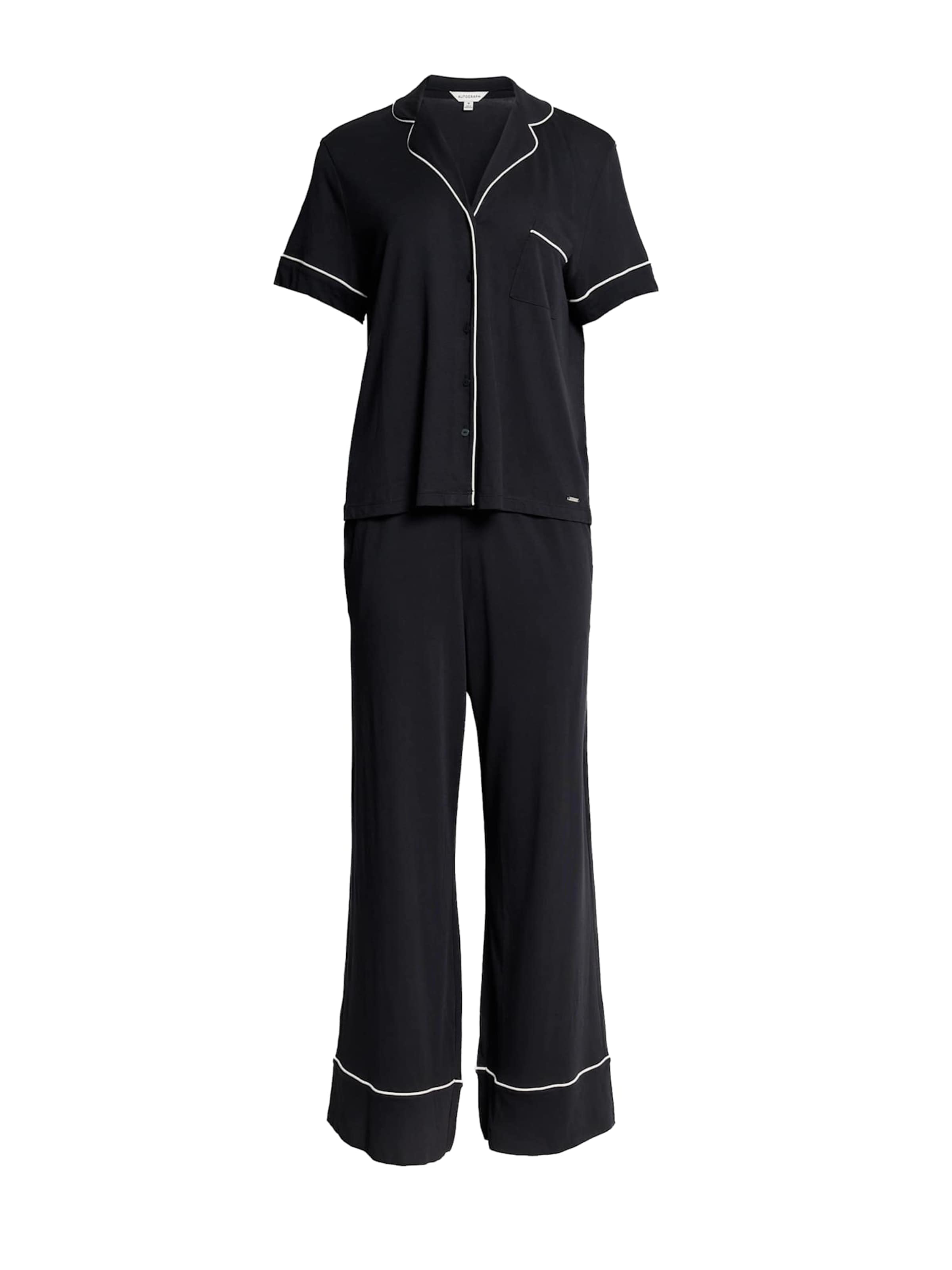 Pigiama di Marks & Spencer in nero: frontale