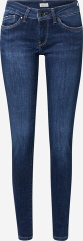 Jean 'PIXIE' Pepe Jeans en bleu : devant