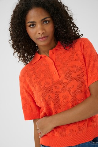 Pull-over 'Bela' Kaffe en orange