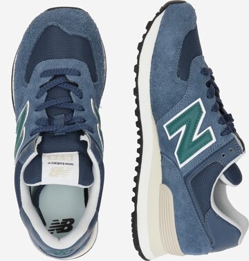 Sneaker bassa '574' di new balance in blu