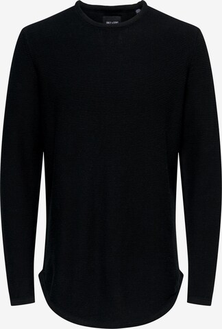 Only & Sons Sweater 'Jonas' in Black: front