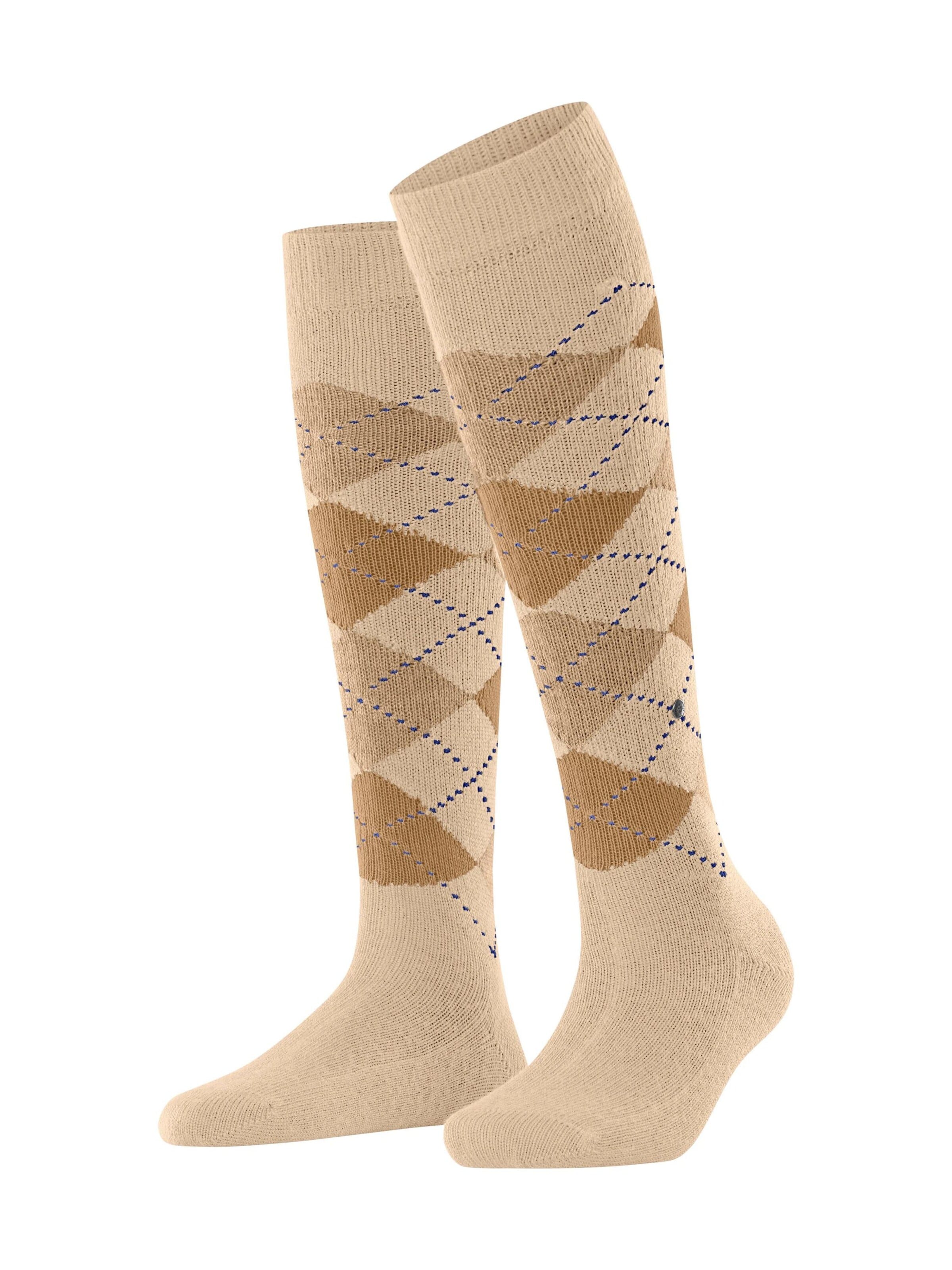 BURLINGTON Overknee Strümpfe 'Whitby'‌‌‌‌‌ in Beige: Vorderseite
