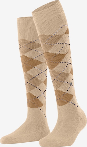BURLINGTON Overknee Strümpfe 'Whitby' in Beige: Vorderseite