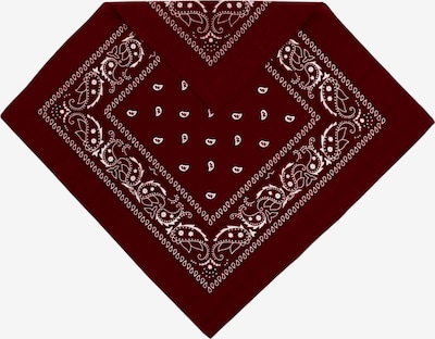 normani Foulard en bordeaux / bourgogne / blanc, Vue avec produit