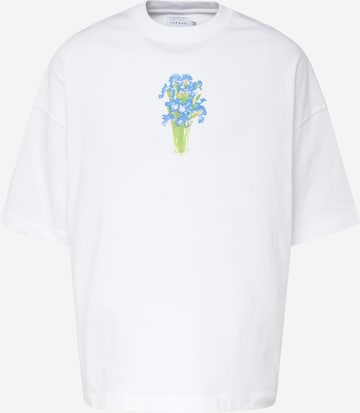 T-Shirt TOPMAN en blanc : devant