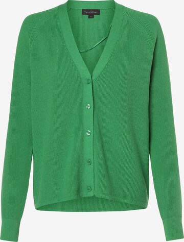 Franco Callegari Knit Cardigan in Green: front