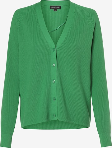 Franco Callegari Knit Cardigan in Green: front