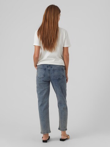 MAMALICIOUS Regular Jeans 'Olivia' i blå