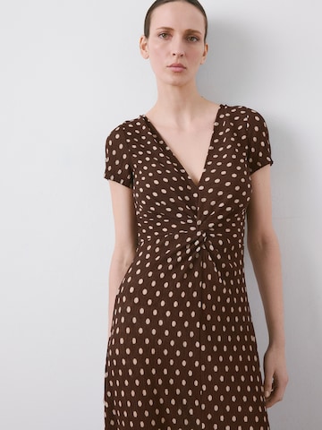 MANGOHaljina 'POMI' - smeđa boja