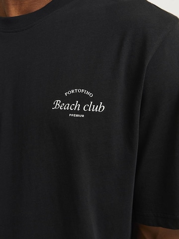 JACK & JONES T-Shirt 'Ocean Club‘ in Schwarz
