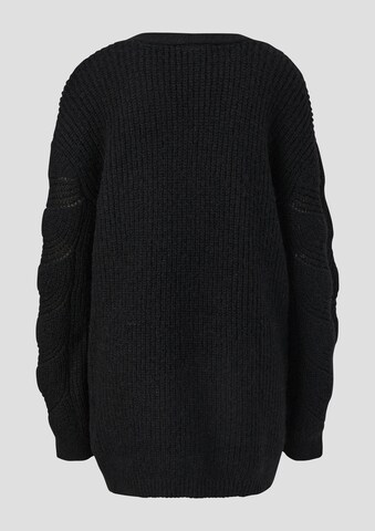 QS Strickjacke in Schwarz