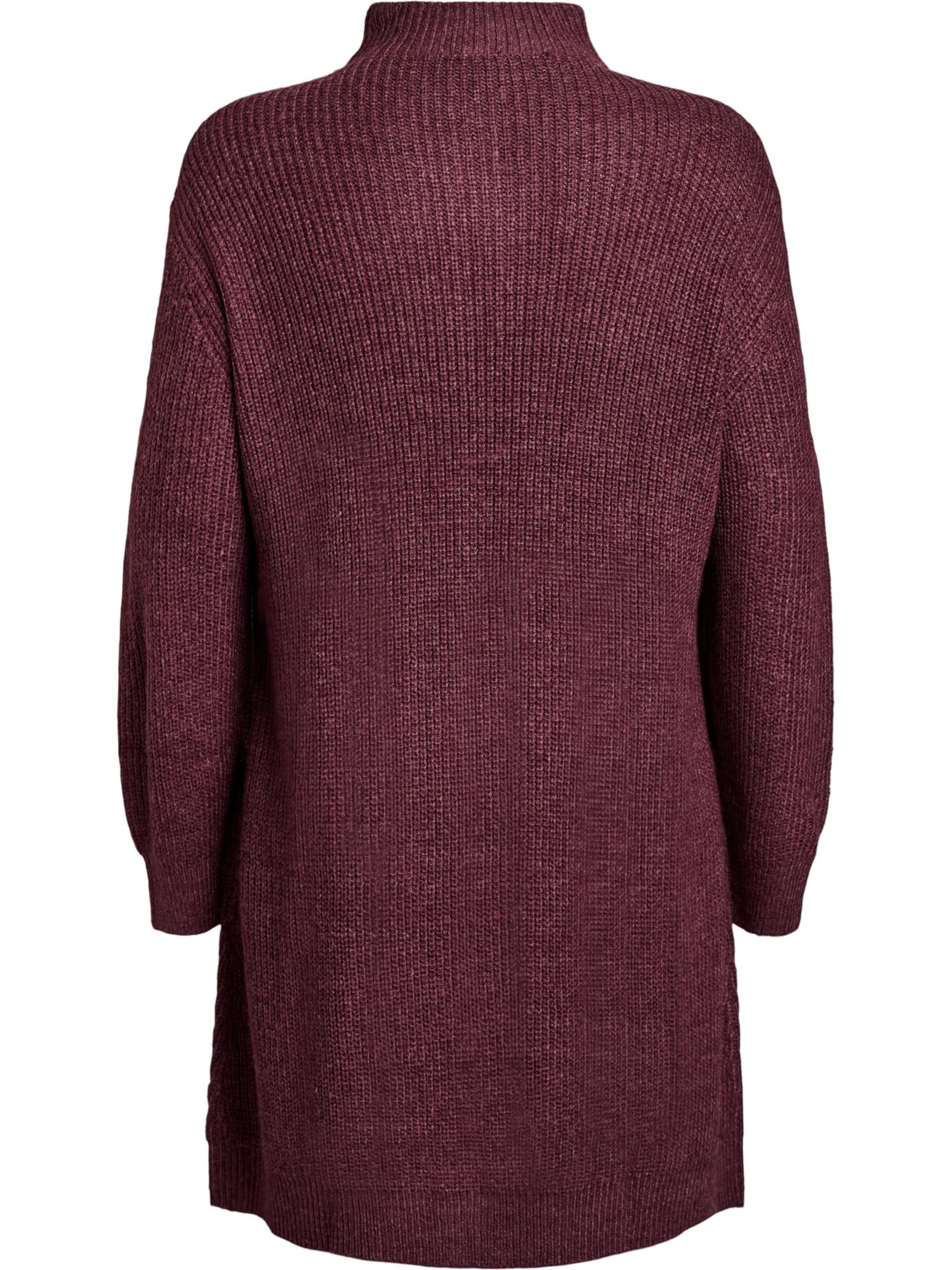 Zizzi Pletené šaty 'Fllola' - Červená