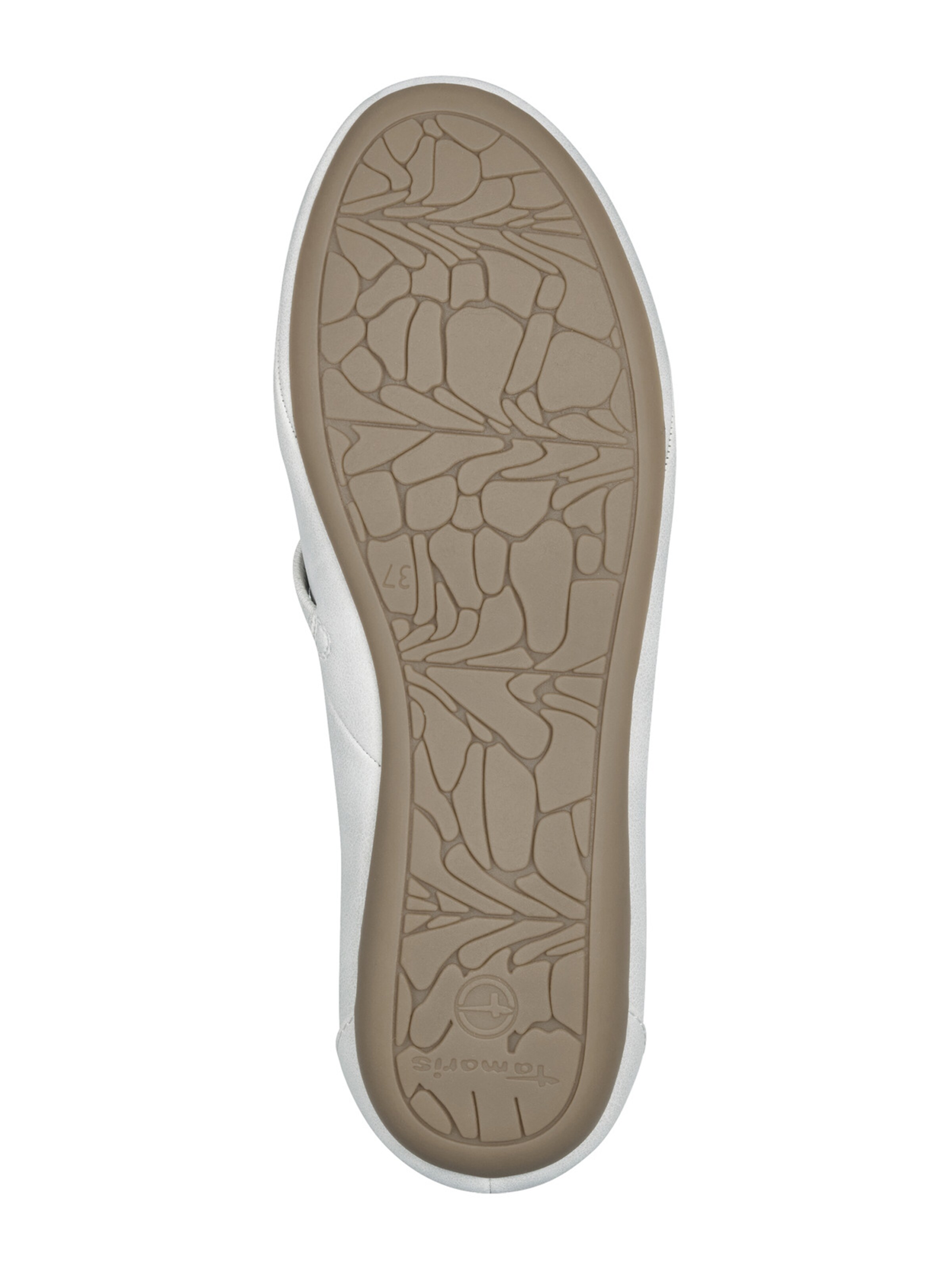 Tamaris Ballet Flats with Strap in Grey
