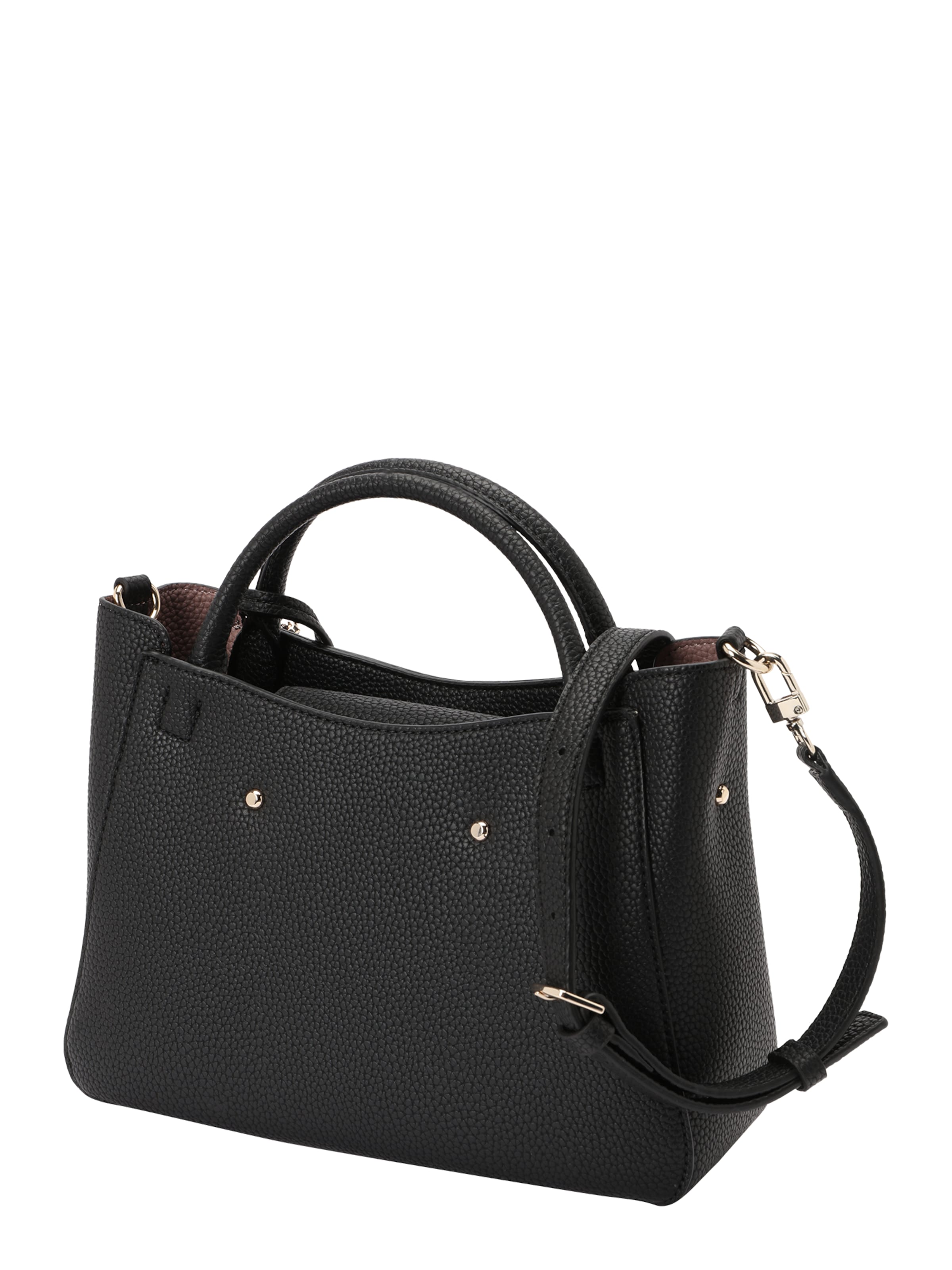 GUESS Handtasche 'BRENTON SML GIRLFRIEND SATCHEL' in Schwarz
