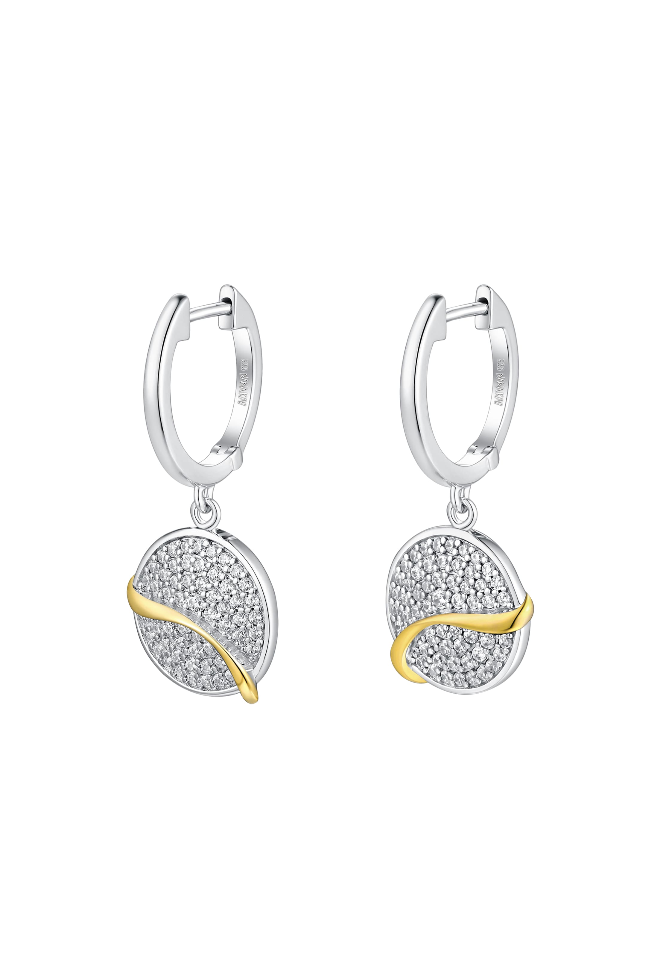 Nana Kay Earrings in Silver: front