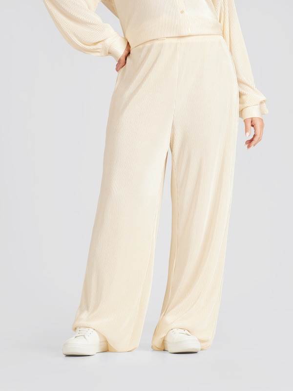 CITA MAASS co-created by ABOUT YOU Wide leg Pants 'Flora' in Cream