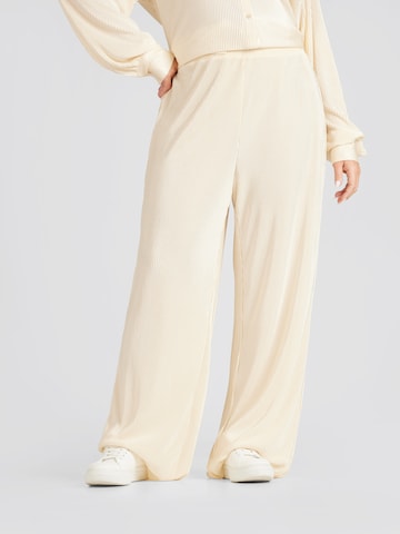 CITA MAASS co-created by ABOUT YOU Wide Leg Hose 'Flora' (GRS) in Beige: predná strana