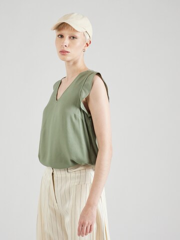 Camicia da donna 'NYA' di PIECES in verde: frontale