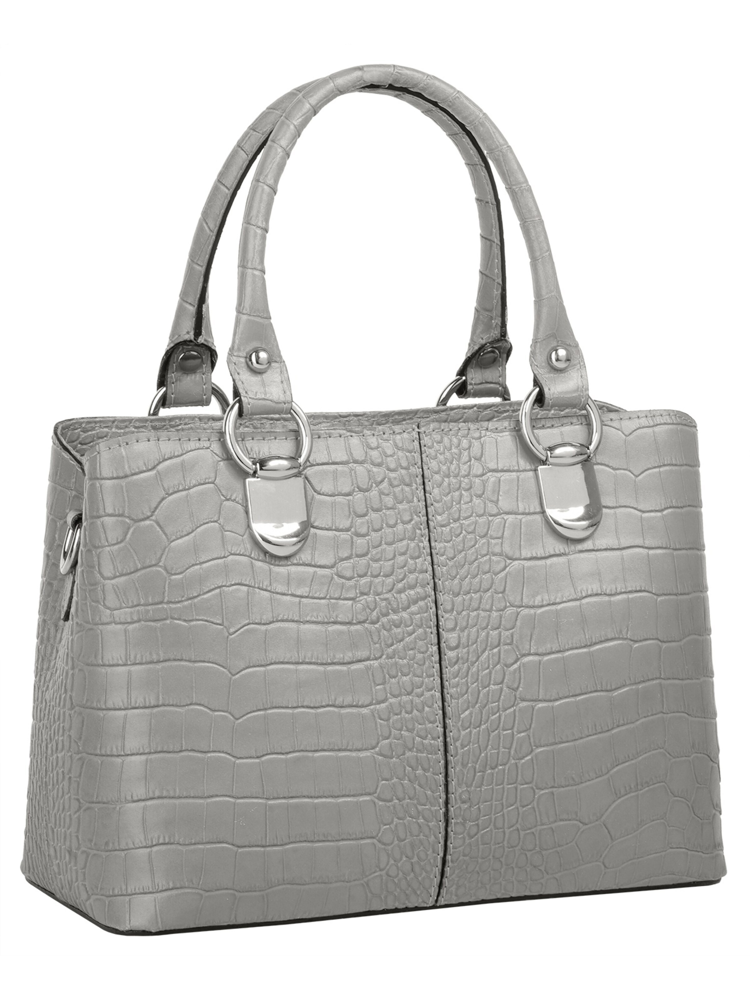Cluty Crossbody Bag in Grey: front