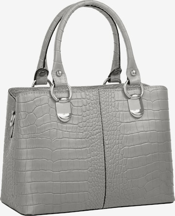 Cluty Crossbody Bag in Grey: front