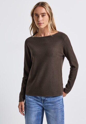STREET ONE Sweater in Brown: front